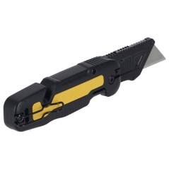 DeWALT DWHT10992-0 Hobby Knife - Premium Black Stainless Steel Utility Knife with Yellow Blade for Precision Cutting